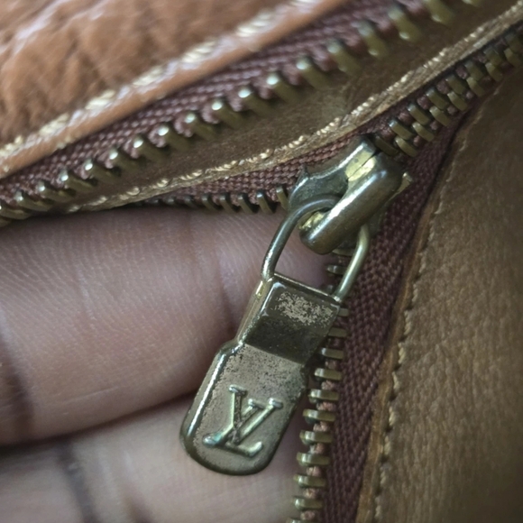 Authentic Louis Vuitton Vintage PM  Weekender Tote Sac Bag Brown Women 18x11 - Picture 14 of 16